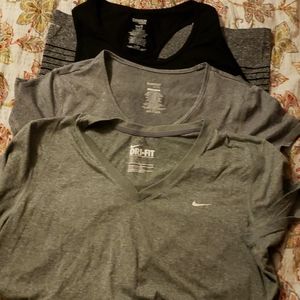 Danskin and Nike tees